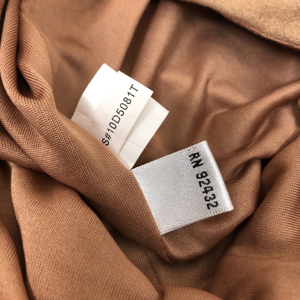 Kay Unger of New York Faux Suede Ruched Dress - Picture 3 of 7